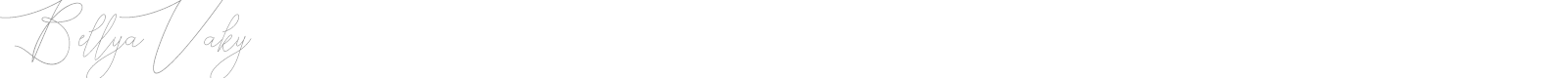 Bellya Vaky font preview